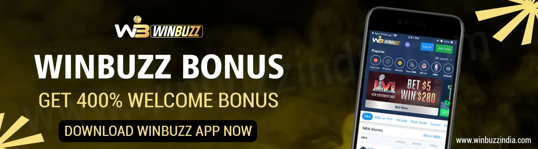 Winbuzz App Bonus